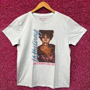 Whitney Houston I will always Love You Womens Tshirt Size Medium